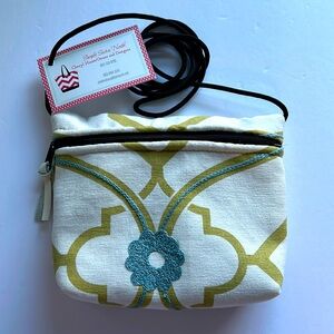 NWT SIMPLE SACKS Tapestry Crossbody Bag, Made in NH USA